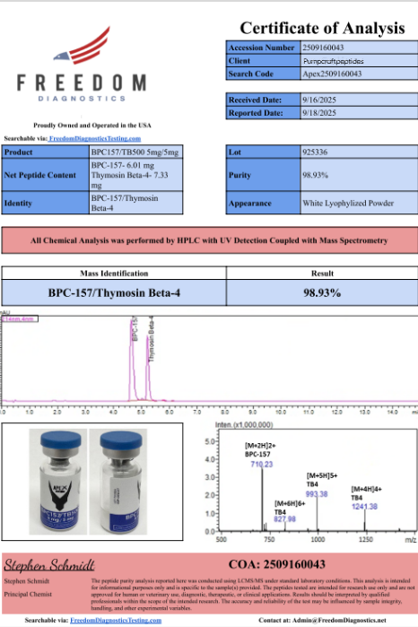 BPC157 \ TB500 Blend 10mg